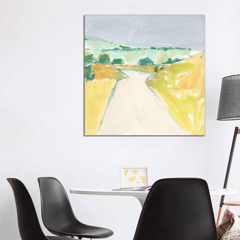 iCanvas "Country Road Sketch II" by Victoria Barnes Canvas Print - 37x37x1.5