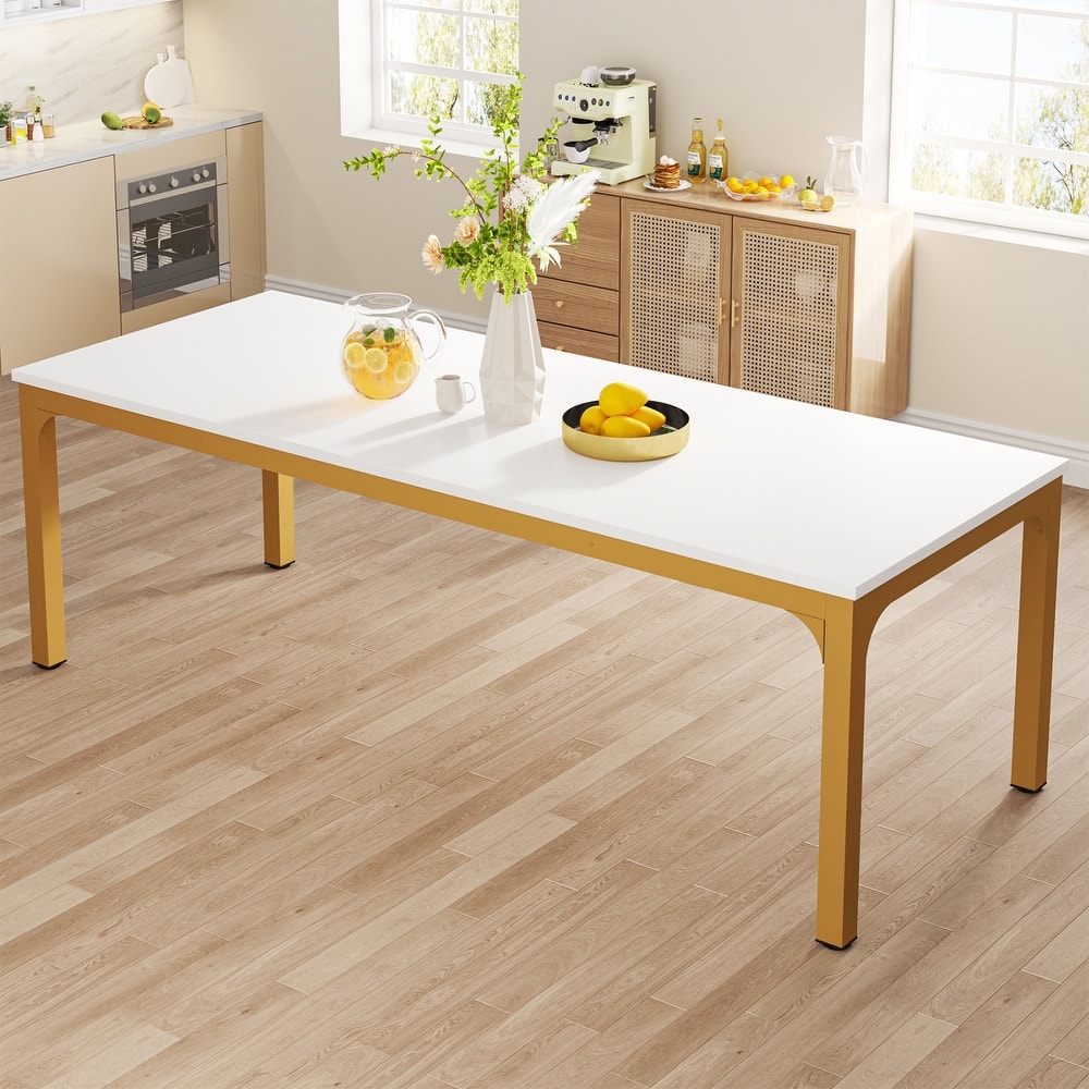 78.7-inch Long Kitchen Dining Table for 6-8