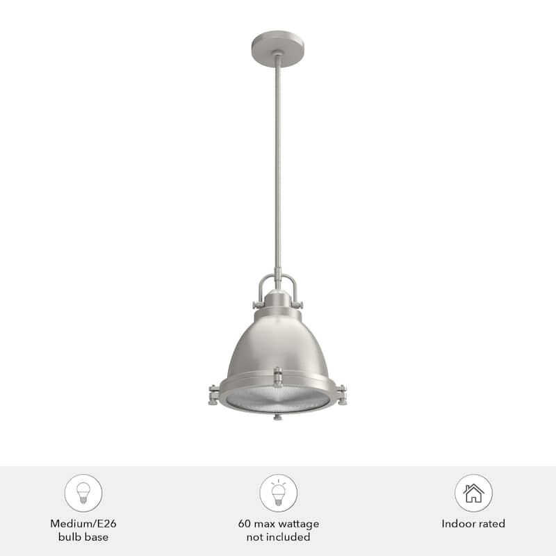 Hunter Bridgemoor 12" 1 Light Pendant - Kitchen Island, Dining room - Industrial, Farmhouse