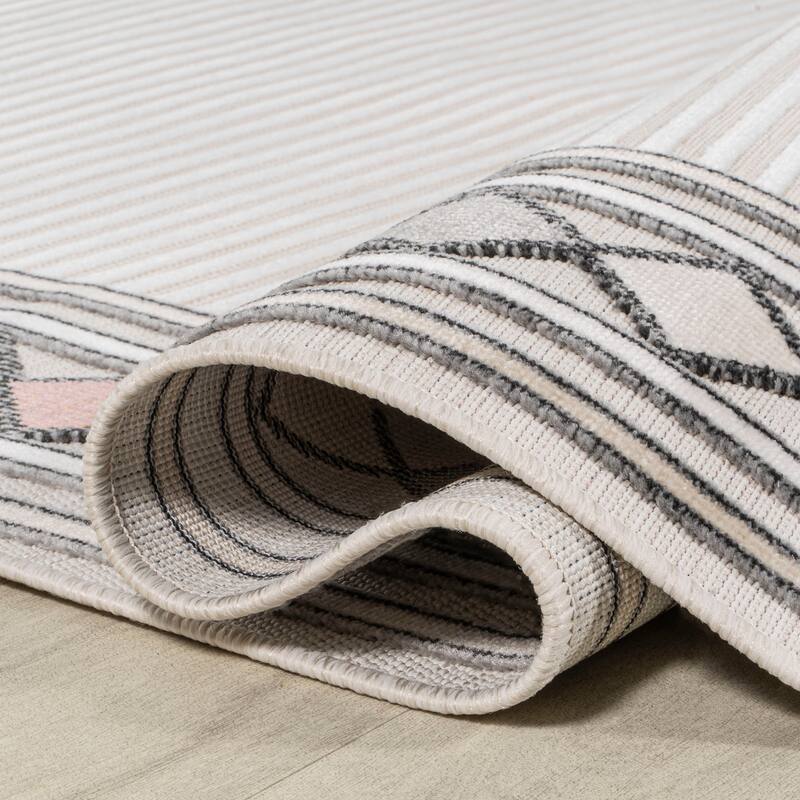 JONATHAN Y Star Abstract Swirl Area Rug