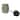 Toilet Brush Holder With Stainless Steel Handle Green