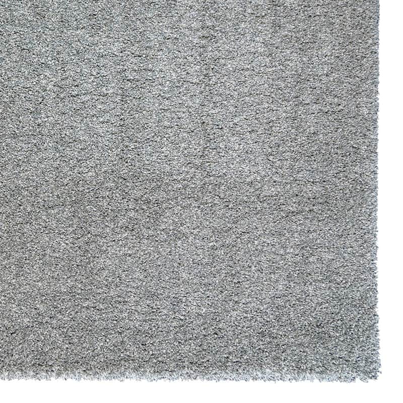 Gertmenian Ultimate Shag Solid Smoke Grey Plush Shag Area Rug