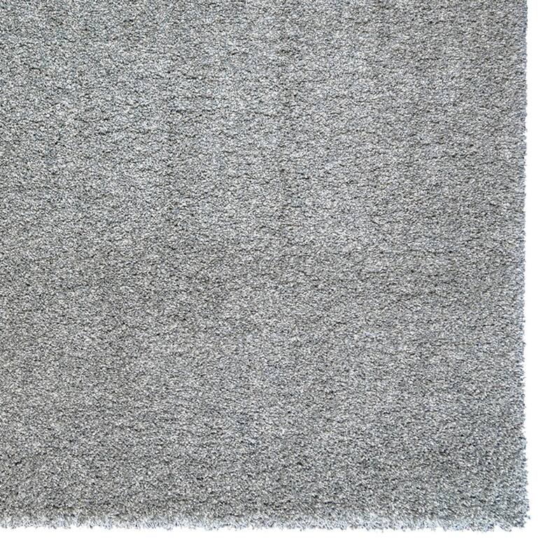 Gertmenian Ultimate Solid Smoke Grey Plush Shag Area Rug