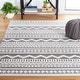 preview thumbnail 4 of 44, SAFAVIEH Alamo Meeri Rustic Moroccan Rug 8' x 10' - Charcoal/Ivory - Rectangle
