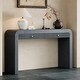 preview thumbnail 4 of 48, 54.3" Rustic Console Table with Fluted Drawers for Entryway or Living Room