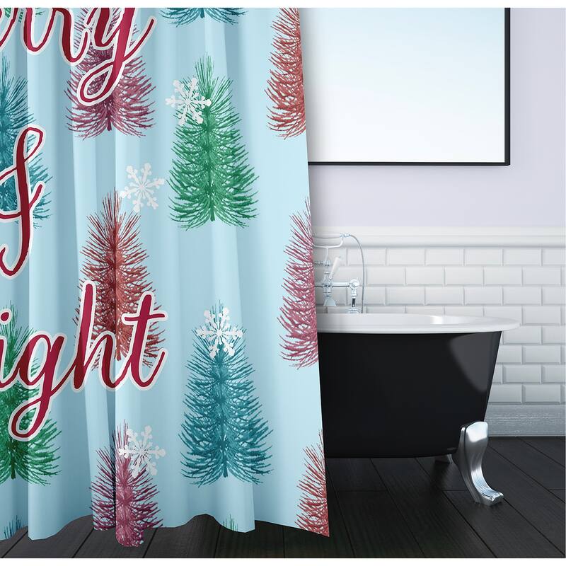 Merry and Bright Shower Curtain