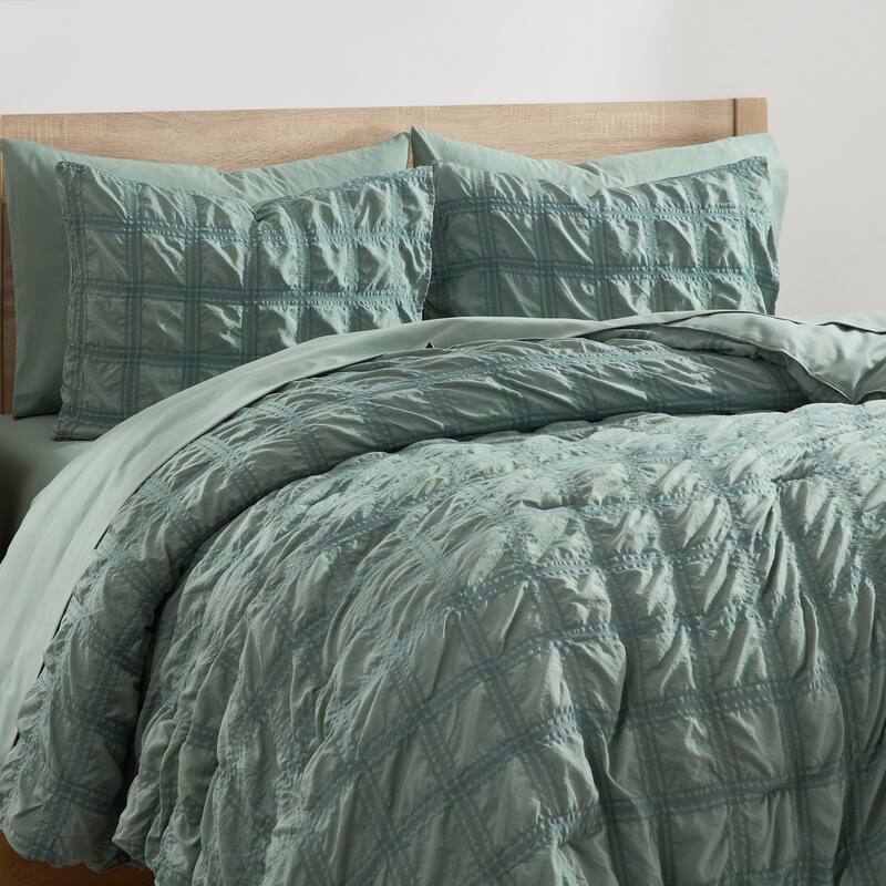 Empyrean Modern Comforter Seer Sucker