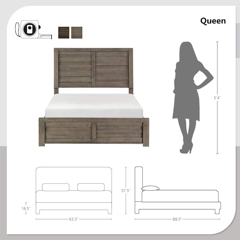 Raiden Panel Bed, Queen