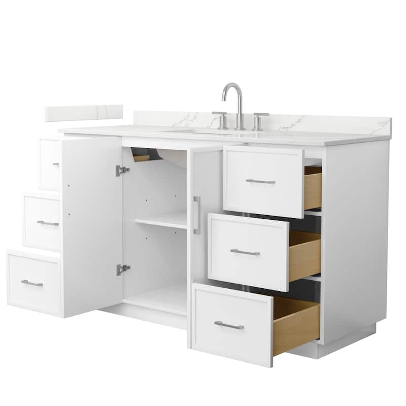 Wyndham Collection WCH7474-60S-QTZ-US3MXX Elan TK 60" Free Standing