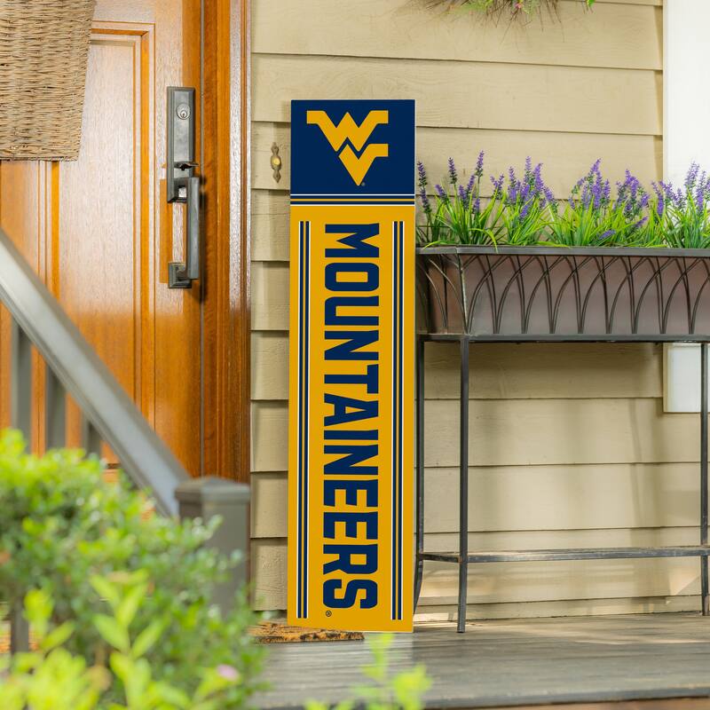47" Double Sided Seasonal Porch Leaner, West Virginia University - 47" x 11.25"