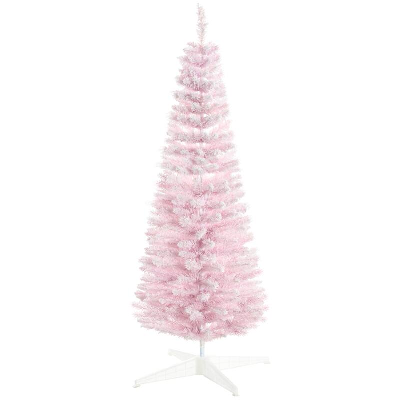 5ft Slim Snow-Kissed Christmas Tree Perfect for Small Spaces