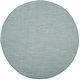 preview thumbnail 99 of 138, SAFAVIEH Courtyard Judi Indoor/ Outdoor Patio Backyard Rug 5'3" Round - Light Blue/Light Grey