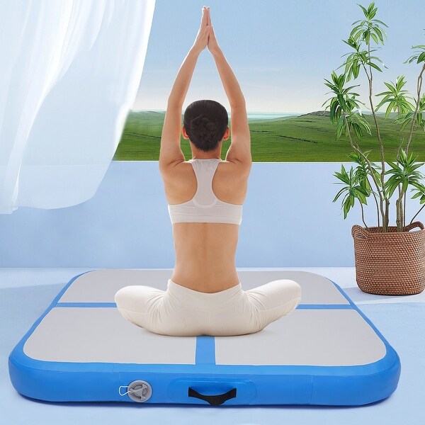 Anti Slip Square Inflatable Gymnastics Mat with Pump Bed Bath Beyond 36612578