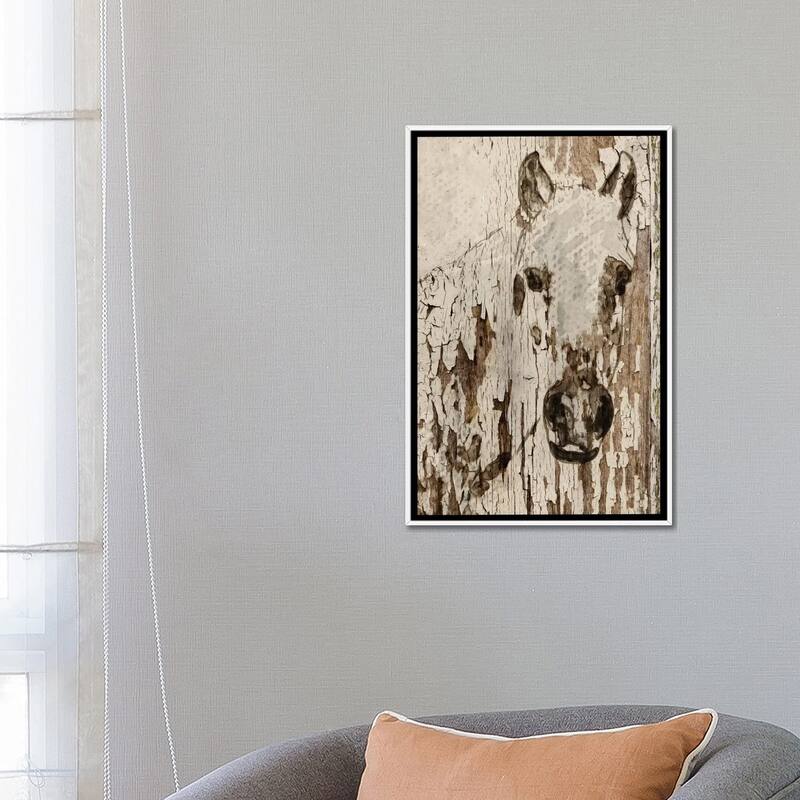 iCanvas "Champagne Horse" by Irena Orlov Framed Canvas Print
