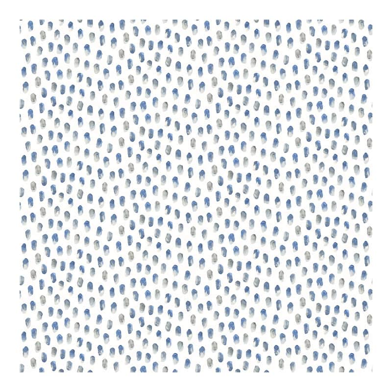 Chesapeake Sand Drips Blue Painted Dots Wallpaper - 20.5 x 396 x 0.025