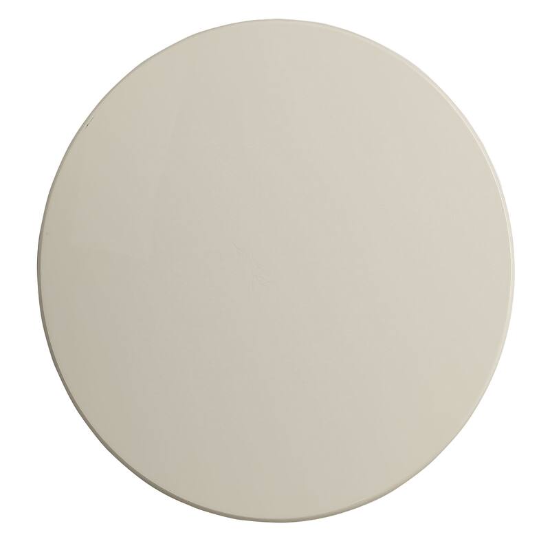 Clarissa Round Side Table with Bottom Shelf
