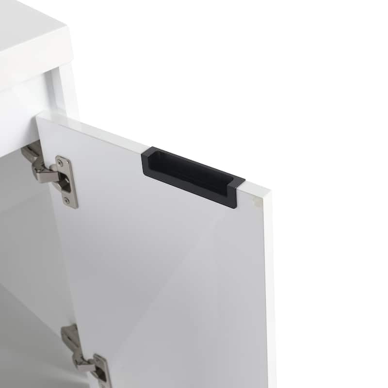 Float Mounting Bathroom Vanity With Resin Sink