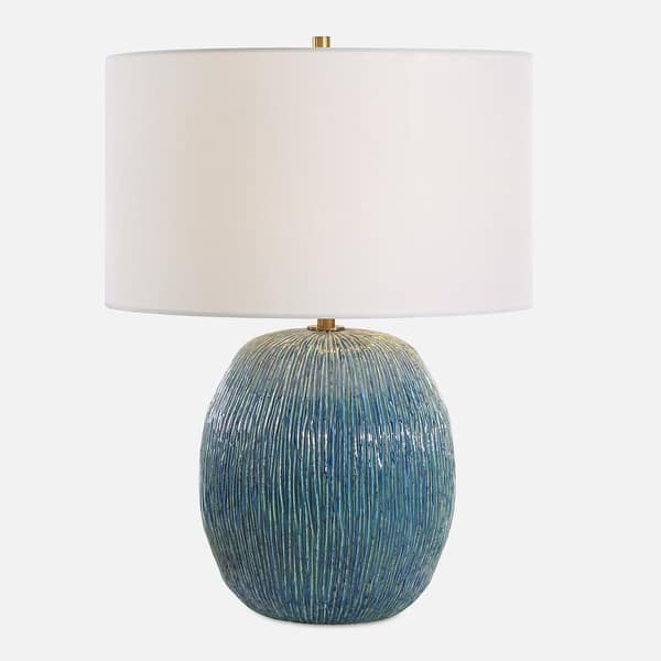slide 2 of 6, Uttermost Elysia Textured Table Lamp