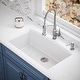 preview thumbnail 12 of 15, Karran Undermount Quartz Double Bowl Kitchen Sink