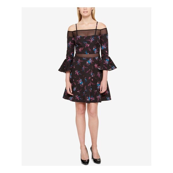 guess fit and flare dress