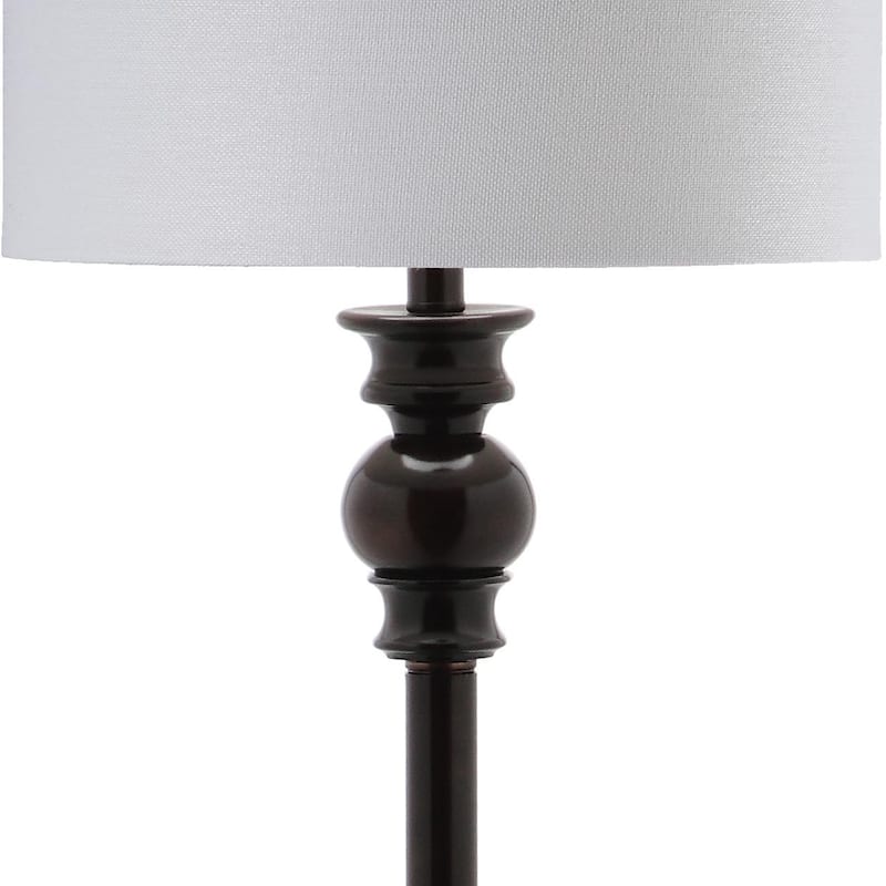 SAFAVIEH Lighting Latoya 61-inch Ebony Floor Lamp - 15"x15"x61" - Bronze - 15Wx15Dx61H