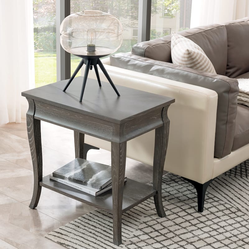 Copper Grove Backan Chairside Table - Grey