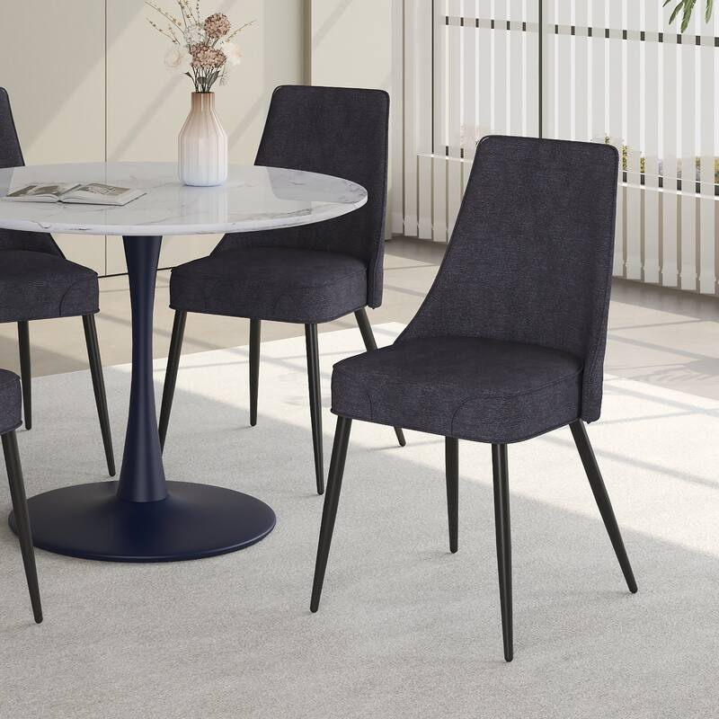 Modern Fabric Side Chair, Set of 2