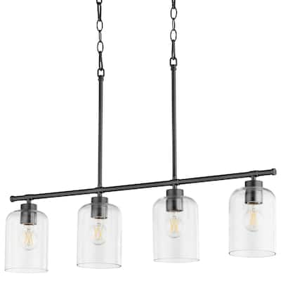 Quorum International 6574-4 Tribute 4 Light 35" Wide Linear Chandelier