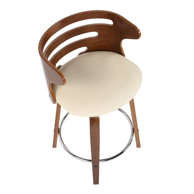 Carson Carrington Cranagh 24" Upholstered Counter Stools (Set of 2)