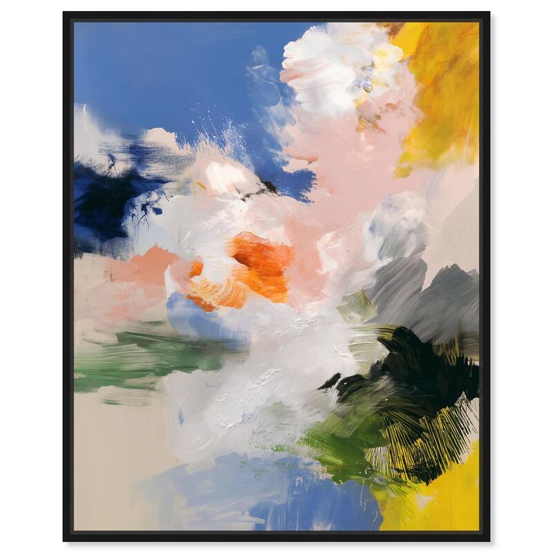 Clouds and Color I Canvas by Art Remedy - Black - 30" x 36"