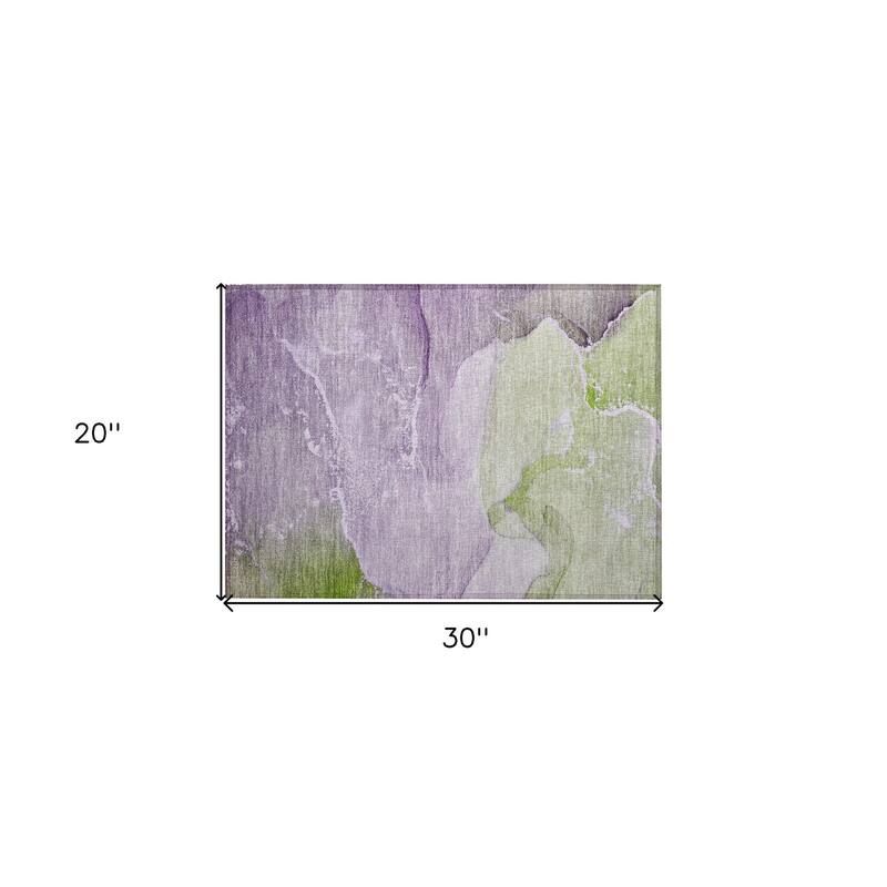 Almisi Contemporary Abstract Weather Resistant Blended Style Outdoor Rug