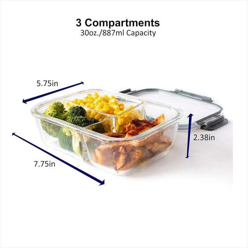 4 Piece Food Storage Containers Grey Bed Bath & Beyond 39099446