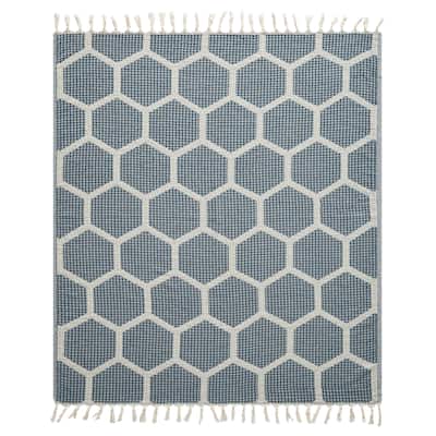 Sevita Geometric Premium Turkish Cotton Throw Blanket