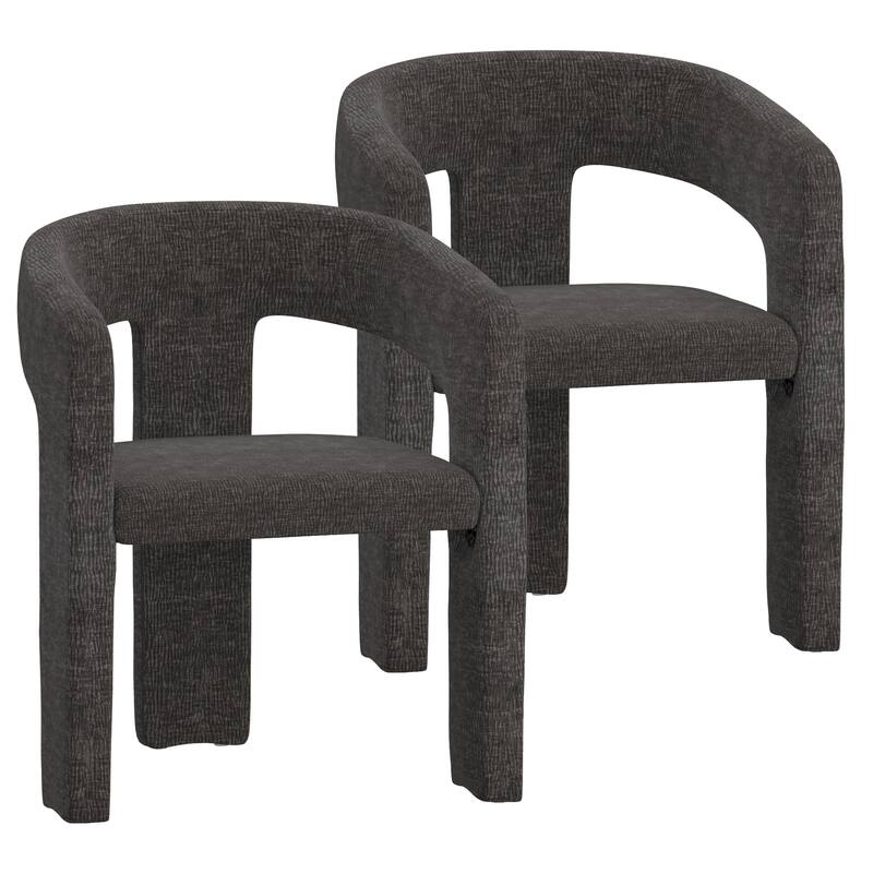 Modern Fabric Dining Chair, Set of 2