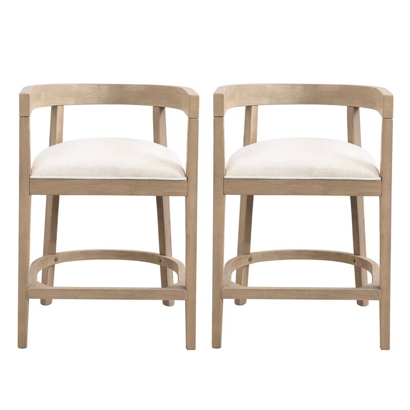 Christopher Knight Home - Riley Mid-Century Modern Round Bar Table and Rubberwood Counter Stools Set