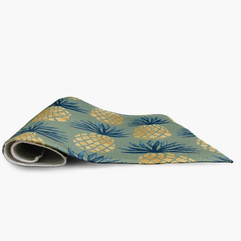 Pineapple Stripes Indoor/Outdoor Rug