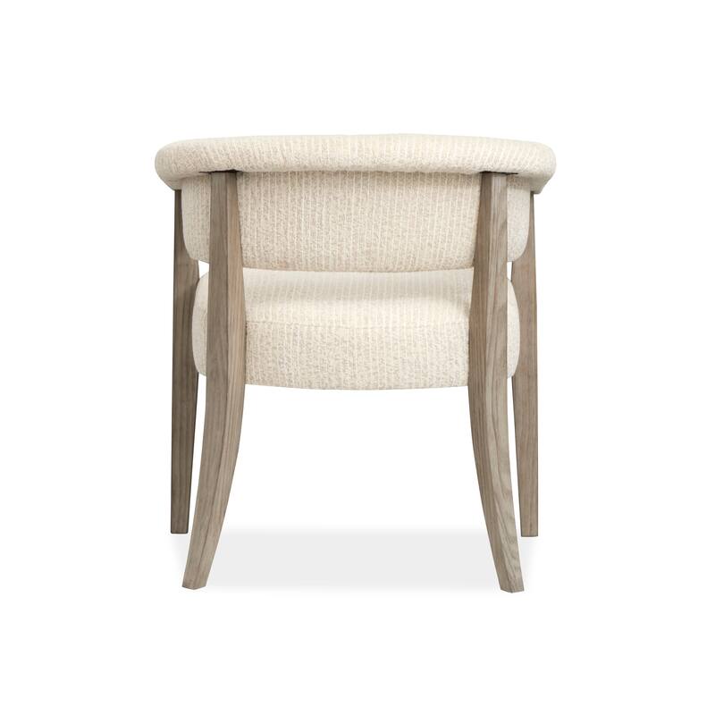 Magnussen Home Braelyn Dorian Grey Upholstered Host Chair Two Pack - 27''W x 24.31''D x 30.25''H