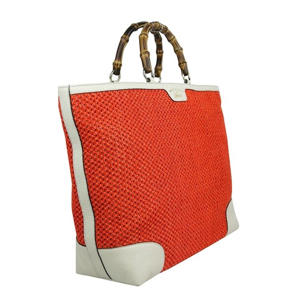 gucci straw handbag