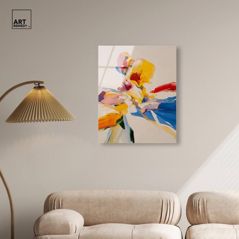 Flippant Bloom I Acrylic by Art Remedy, Ready to Hang