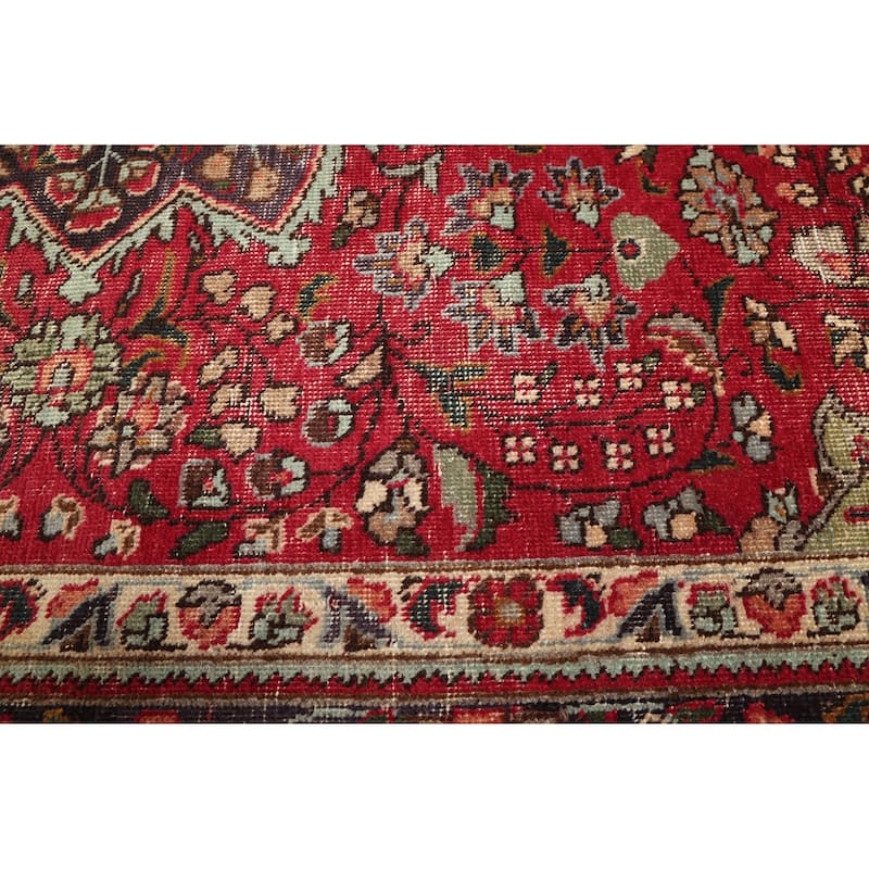 ECARPETGALLERY Hand-knotted Antalya Vintage Red Wool Rug - 5'11 x 9'3