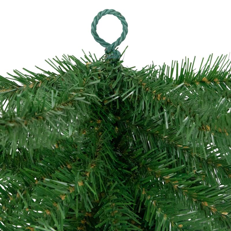 36" Winona Fir Artificial Christmas Teardrop Swag, Unlit