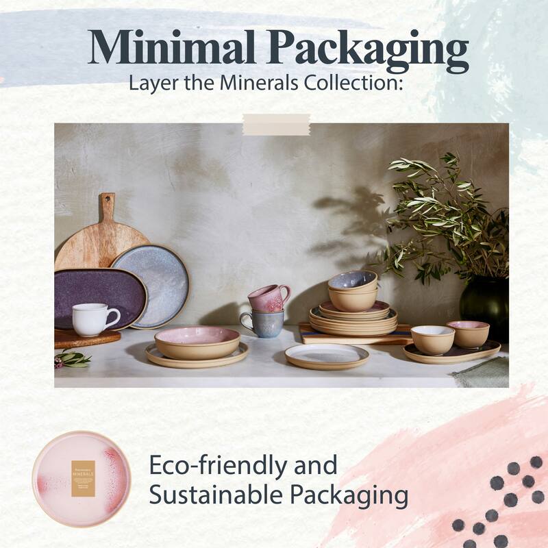 Portmeirion Minerals Set of 4 Dinner Plates - 24 fl. oz.