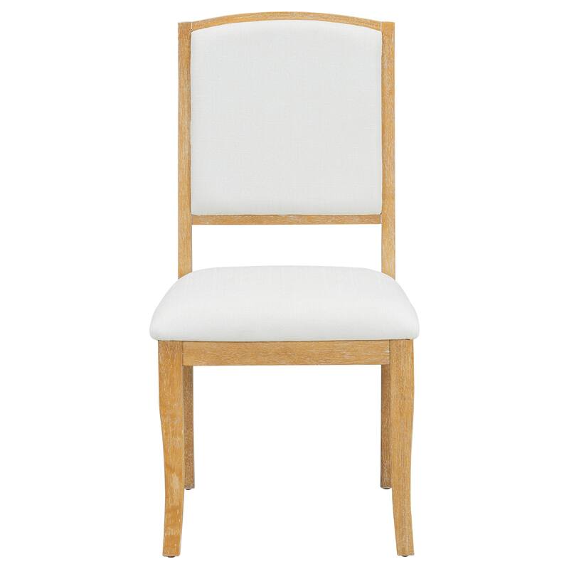 5-Piece Extendable Dining Set with Wood Table, Kitchen Table Set with 4 Upholstered Chairs for Dining Room