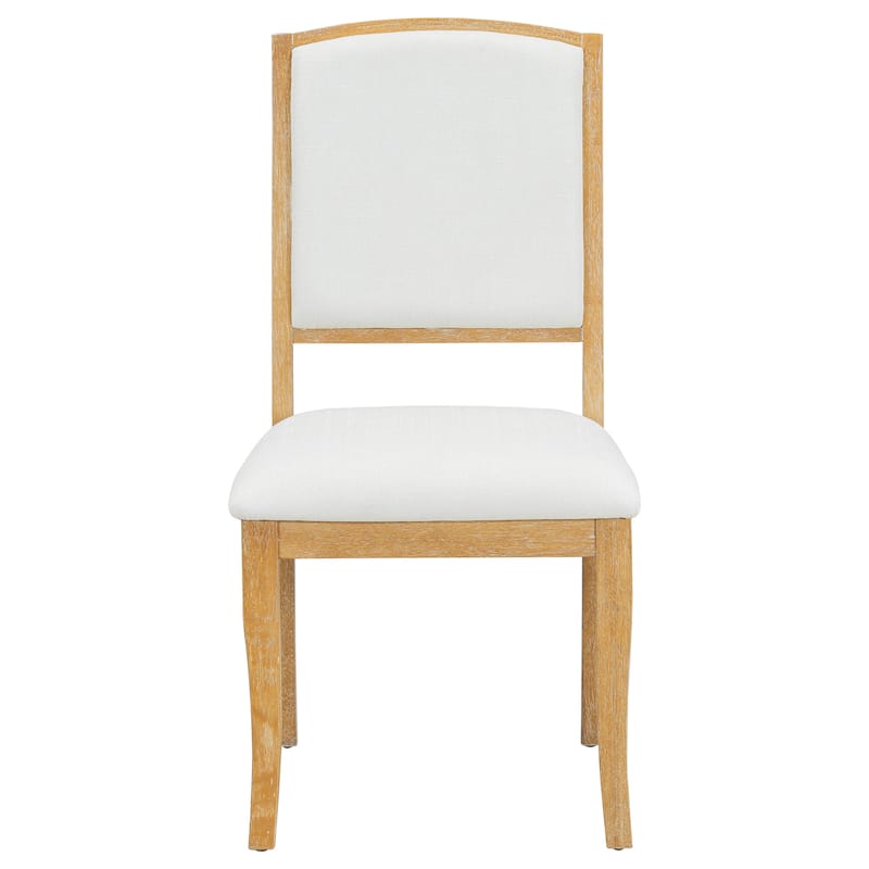 Roomfitters 5-Piece Extendable Round Dining Table Set, Farmhouse Kitchen Table with 16" Leaf and 4 Chairs