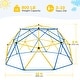 preview thumbnail 4 of 6, Hapfan Upgraded 10FT Climbing Dome with Canopy, Swing & Monkey Bars for Kids 3-12 (800LB)