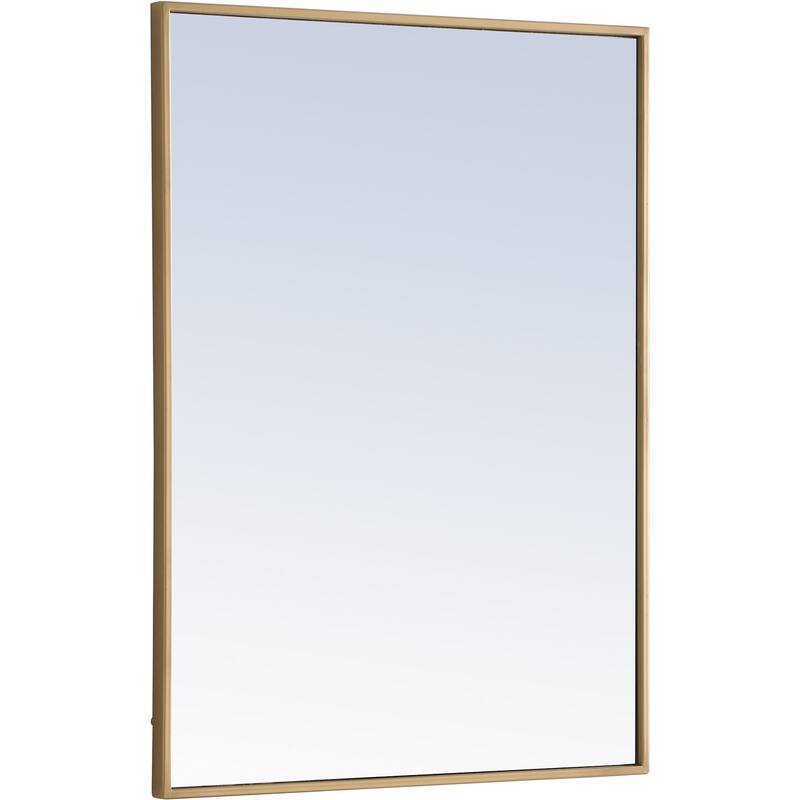Elegant Lighting Eternity 32" x 24" Rectangular Metal Framed Wall