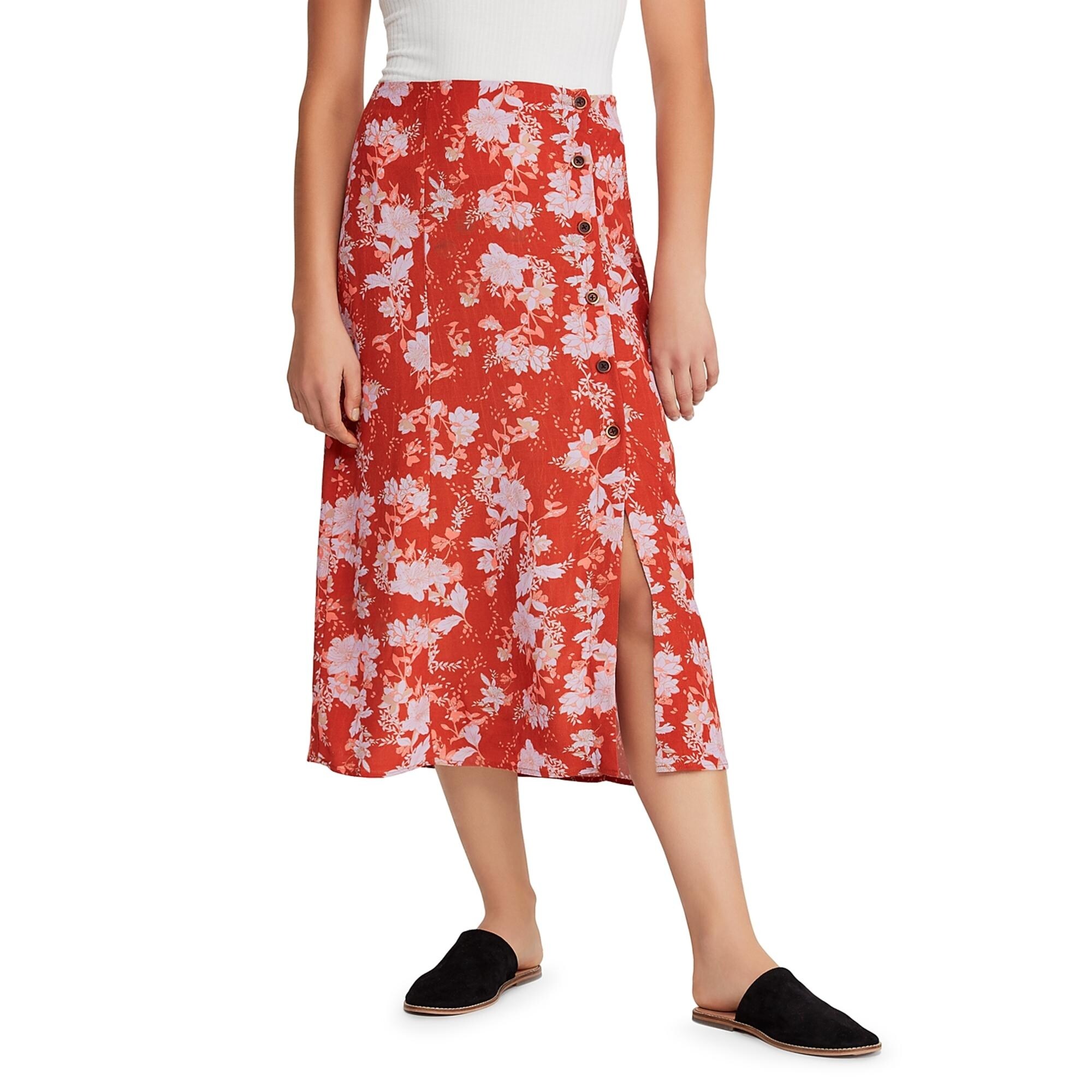 free people retro love midi skirt