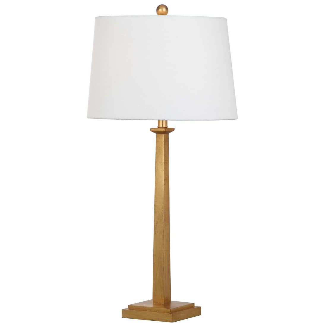 SAFAVIEH Lighting Andino Gold 32inch Table Lamp (Set of 2) On Sale