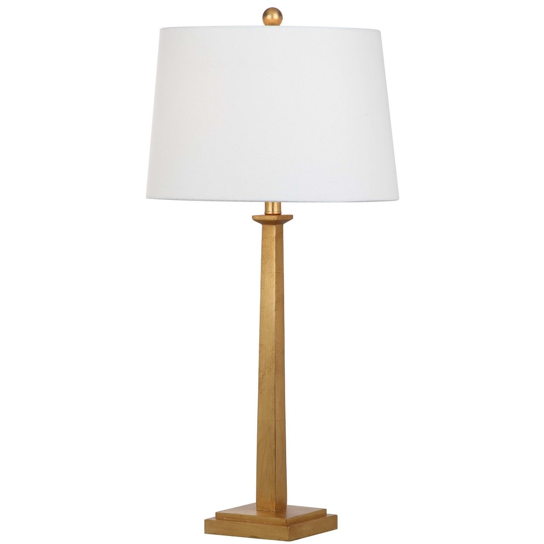 Safavieh Lighting 32 Inch Andino Gold Table Lamp Set Of 2 Overstock 19480779