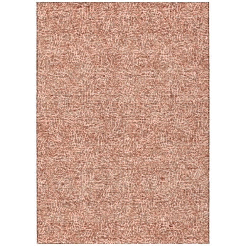 Machine Washable Indoor/ Outdoor Solid Modern Chantille Rug